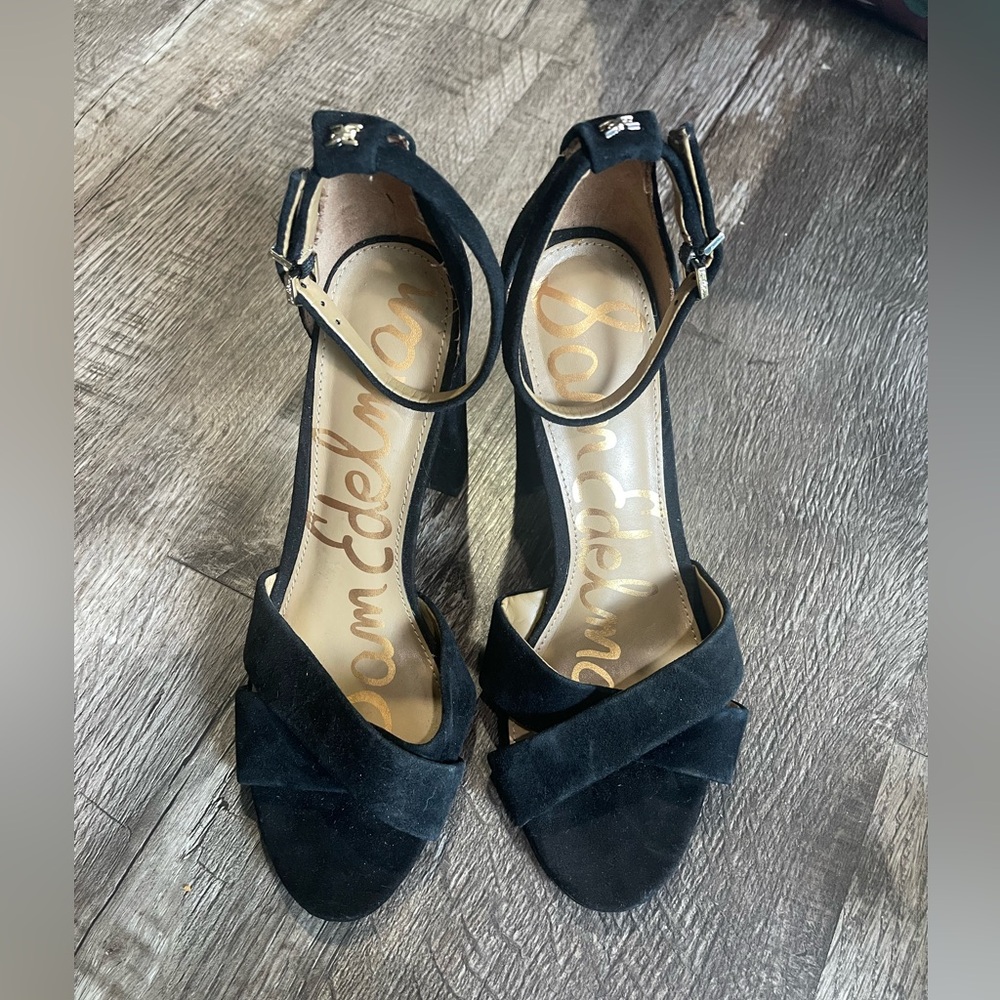 Sam‎ Edelman Black Suede Heels